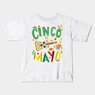 Cinco De Mayo Mexican Fiesta 5 De Mayo Mexico Mexican Day Kids T-Shirt